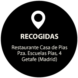 Recoger pedidos de comida en Casa de Pías